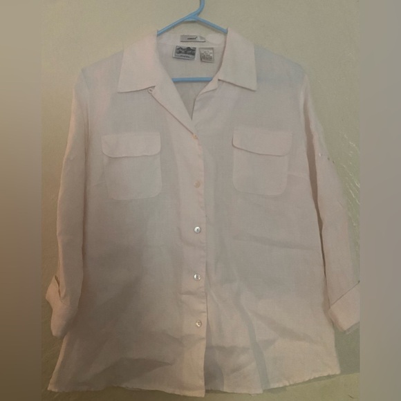 Edward Irish linen button down shirt - Picture 1 of 2